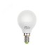 Лампа светодиодная LED 5Вт E14 400Лм белый матовая шар 230V/50Hz ECO