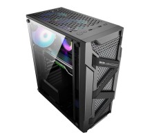 Корпус ALSEYE Warrior-B Mini-ITX/Micro ATX/ATX, USB2.0*2+HD Audio+USB3.0*1, "H.D.D.(3.5")*2pcs+S.S.D(2.5")*2pcs, 354*185*413mm"