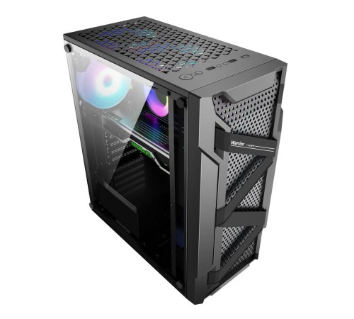 Корпус ALSEYE Warrior-B Mini-ITX/Micro ATX/ATX, USB2.0*2+HD Audio+USB3.0*1, "H.D.D.(3.5")*2pcs+S.S.D(2.5")*2pcs, 354*185*413mm"