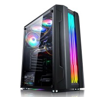 Корпус ALSEYE Auro 3.0-B Mini-ITX/Micro ATX/ATX, USB2.0*2+HD Audio+USB3.0*1, "H.D.D.(3.5")*2pcs+S.S.D(2.5")*2pcs, 354*185*413mm"
