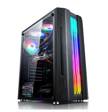 Корпус ALSEYE Auro 3.0-B Mini-ITX/Micro ATX/ATX, USB2.0*2+HD Audio+USB3.0*1, "H.D.D.(3.5")*2pcs+S.S.D(2.5")*2pcs, 354*185*413mm"