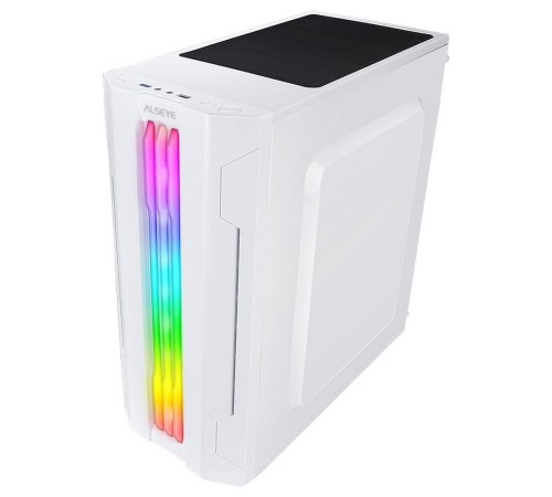 Корпус ALSEYE Auro 3.0-W Mini-ITX/Micro ATX/ATX, USB2.0*2+HD Audio+USB3.0*1, "H.D.D.(3.5")*2pcs+S.S.D(2.5")*2pcs, 354*185*413mm"