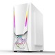 Корпус ALSEYE Reactor-W Mini-ITX/Micro ATX/ATX, USB2.0*2+HD Audio+USB3.0*1, "H.D.D.(3.5")*2pcs+S.S.D(2.5")*2pcs, 354*185*413mm"