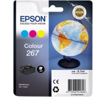 Картридж струйный Epson T267 C13T26704010 3цв. (200стр.) (6.7мл) для Epson WF-100W