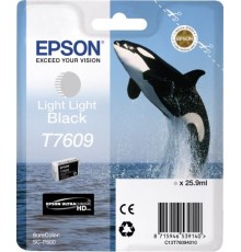 Картридж струйный Epson T7609 C13T76094010 серый (12000стр.) (25.9мл) для Epson SureColor SC-P600