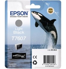 Картридж струйный Epson T7607 C13T76074010 светло-серый (10000стр.) (25.9мл) для Epson SureColor SC-P600
