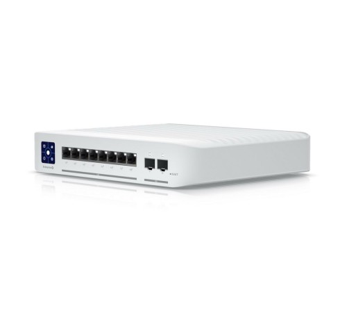 UniFi Switch Enterprise 8 PoE [USW-Enterprise-8-PoE] Ubiquiti PoE-коммутатор в стойку, 8х 2.5G RJ45, 2х 10G SFP+, раздача 120 Вт