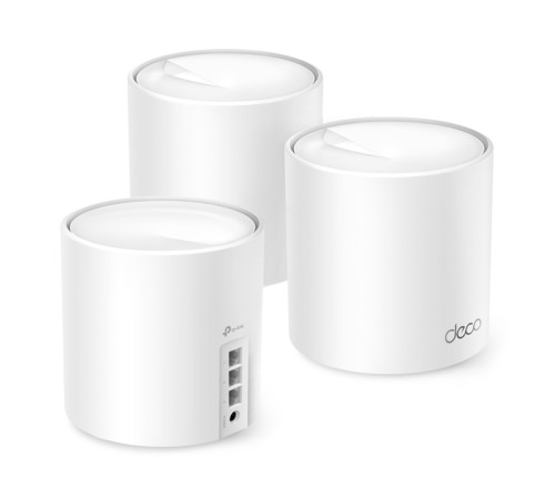Бесшовный Mesh роутер TP-Link Deco X50(3-Pack) AX3000 10/100/1000BASE-TX (упак.:3шт)