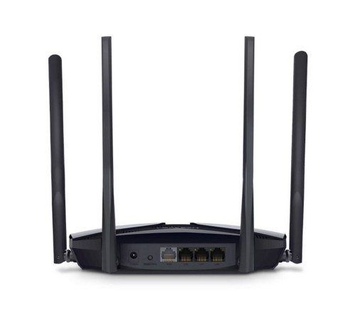 MERCUSYS AX3000 Двухдиапазонный Wi-Fi 6 роутер, до 574 Мбит/с на 2,4 ГГц + до 2402 Мбит/с на 5 ГГц, 4 фиксированные внешние антенны, 3 гигабитных порта LAN, 1 гигабитный порт WAN (MR80X) MERCUSYS AX3000 Двухдиапазонный Wi-Fi 6 роутер, до 574 Мбит/с на 2,4 ГГц + до 2402 Мбит/с на 5 ГГц, 4 фиксированные внешние антенны, 3 гигабитных порта LAN, 1 гигабитный порт WAN (MR80X)