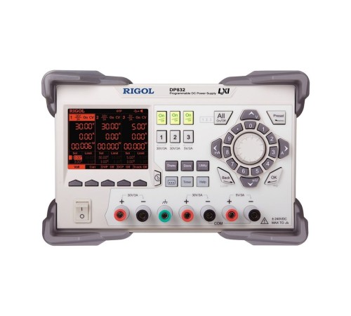 Программируемый источник питания Rigol 195W, 3CH(30V/3A || 30V/3A,5V/3A),10mV/10mA resolution. Ripple<350uV Программируемый источник питания Rigol 195W, 3CH(30V/3A || 30V/3A,5V/3A),10mV/10mA resolution. Ripple<350uV