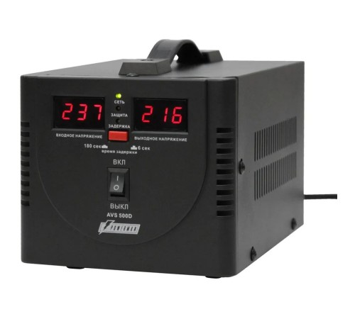 Стабилизатор напряжения Powerman AVS 500D Black (6015735) AVS 500 D Black (445932) {6} Стабилизатор напряжения Powerman AVS 500D Black (6015735) AVS 500 D Black (445932) {6}