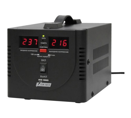 Стабилизатор напряжения Powerman AVS 1000D Black (6015736) AVS 1000 D Black (945948) {6} Стабилизатор напряжения Powerman AVS 1000D Black (6015736) AVS 1000 D Black (945948) {6}