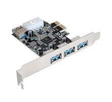 Exegate EX283720RUS Контроллер EXE-367 PCI-E 2.0, 3*USB3.0 ext + 1*USB3.0 int, разъем доп.питания (OEM)