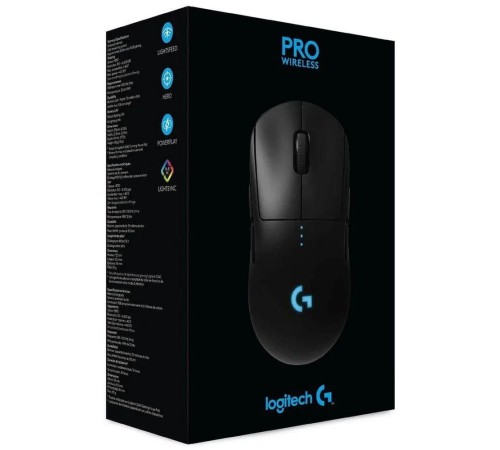 Мышь Logitech G PRO Wireless черный оптическая (16000dpi) беспроводная USB2.0 (6but)