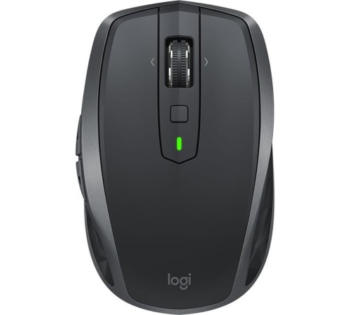 Мышь беспроводная Logitech MX Anywhere 2S Graphite темно-серая, 200-4000 dpi, Bluetooth + 2.4G, 7 кнопок, АКБ до 70 дней, правый хват