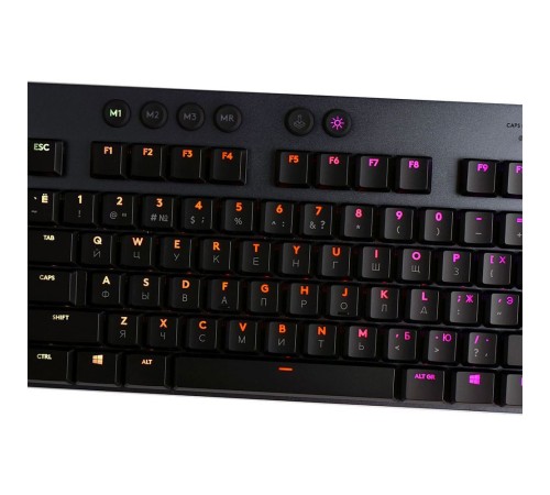 Клавиатура Logitech G815 Tactile механическая черный USB беспроводная Multimedia LED