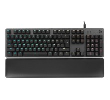 Клавиатура Logitech G513 Tactile (GX Brown switches) механическая черный USB Multimedia for gamer LED (подставка для запястий)