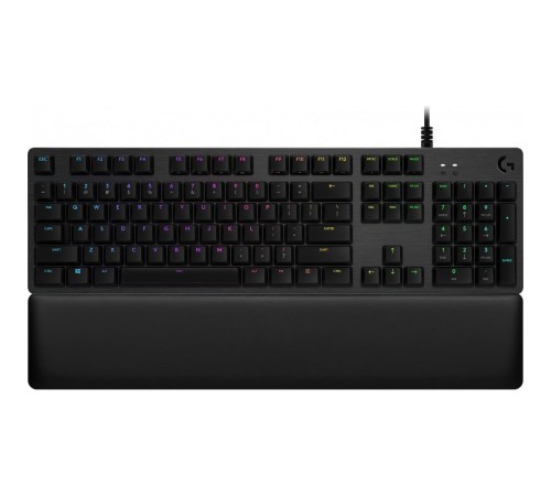Клавиатура Logitech G513 Tactile (GX Brown switches) механическая черный USB Multimedia for gamer LED (подставка для запястий)