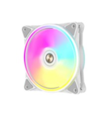 HALO PRO W FAN 120mm, hydraulic,800~2100rpm, max 51.87CFM, max 26dBA, ARGB. PWM, White, RTL