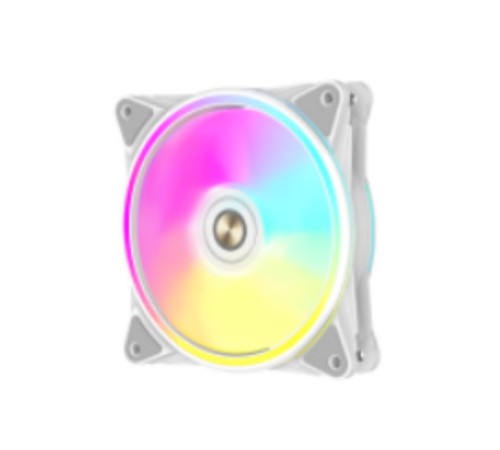HALO PRO W FAN 120mm, hydraulic,800~2100rpm, max 51.87CFM, max 26dBA, ARGB. PWM, White, RTL HALO PRO W FAN 120mm, hydraulic,800~2100rpm, max 51.87CFM, max 26dBA, ARGB. PWM, White, RTL