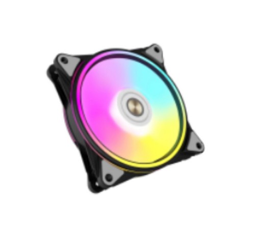 HALO PRO B FAN 120mm, hydraulic,800~2100rpm, max 51.87CFM, max 26dBA, ARGB. PWM, Black, RTL