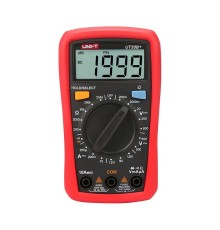 Мультиметр UT33B+ , 600В, 10А, 200МОм, ручной выбор диапазона измерений, функция тестирования элементов питания 1,5В / 9 В / 12 В