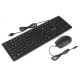 Комплект кл-ра+мышь пров. Gembird KBS-9050 черн.,104кл, 3кн., каб.1.5м