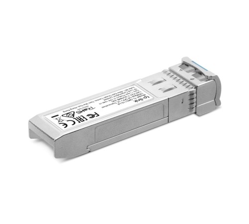 TP-Link 10GBase-LR SFP+ трансивер, одномодовый 1310 нм, дуплексный разъём LC, дальность до 10 км (TL-SM5110-LR)