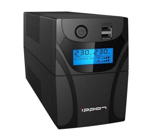 Источник бесперебойного питания Ippon Back Power Pro II 800 480Вт 800ВА черный Источник бесперебойного питания Ippon Back Power Pro II 800 480Вт 800ВА черный