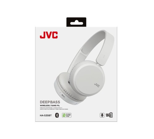 Беспроводные наушники JVC HA-S35BT-W-UX. Цвет: Белый