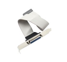 Кабель Advantech 1700020294-01     F Cable D-SUB 25P/IDE#3 2*13P-2.54 42CM W/BKT