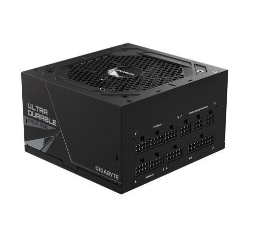 Блок питания Gigabyte ATX 850W GP-UD850GM 80+ gold 24+2x(4+4) pin APFC 120mm fan 8xSATA Cab Manag RTL
