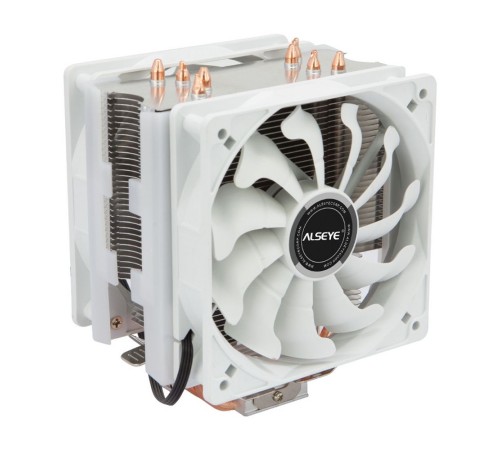 S120D-W Universal, TDP 135W, 2x120FAN, 4 heat pipe, WHITE, PWM, RTL