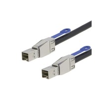 Интерфейсный кабель Infortrend  SAS 12G external cable, Pull type, SFF-8644 to SFF-8644 (12G to 12G), 260 Centimeters (9370CMSASCAB3-0030)