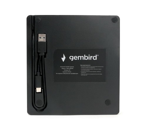 Внешний DVD-привод Gembird DVD-USB-04 USB 3.0 со встроенным кардридером и хабом пластик, черный (271668) Внешний DVD-привод Gembird DVD-USB-04 USB 3.0 со встроенным кардридером и хабом пластик, черный (271668)