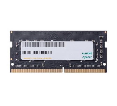Оперативная память Apacer  DDR4   8GB  3200MHz SO-DIMM (PC4-25600) CL19 1.2V (Retail) 1024*8 (AS08GGB32CSYBGH/ES.08G21.GSH) (AS08GGB32CSYBGH)