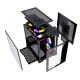 Корпус Powercase Vision Micro, Black, Tempered Glass, 4х 120mm 5-color fan, чёрный, mATX  (CVBM-L4) (CVBM-L4) (202896)