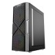 Корпус Powercase Mistral T4B, Tempered Glass, 4x 120mm 5-color fan, чёрный, ATX  (CMITB-L4) (CMITB-L4) (202926)