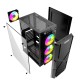 Корпус Powercase Mistral T4B, Tempered Glass, 4x 120mm 5-color fan, чёрный, ATX  (CMITB-L4) (CMITB-L4) (202926)
