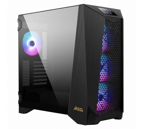 MEG PROSPECT 700R Mid-Tower, E-ATX, 2xUSB 3.2, 1xUSB-C, Audio I/O, 4x140 ARGB fan, Laminated Tempered Glass, (41556) MEG PROSPECT 700R Mid-Tower, E-ATX, 2xUSB 3.2, 1xUSB-C, Audio I/O, 4x140 ARGB fan, Laminated Tempered Glass, (41556)