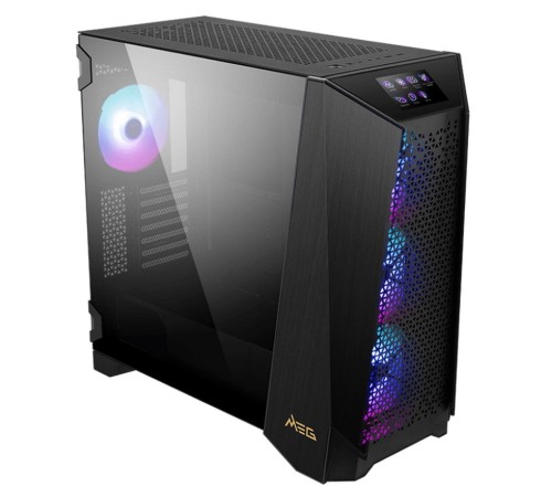 MEG PROSPECT 700R Mid-Tower, E-ATX, 2xUSB 3.2, 1xUSB-C, Audio I/O, 4x140 ARGB fan, Laminated Tempered Glass, (41556) MEG PROSPECT 700R Mid-Tower, E-ATX, 2xUSB 3.2, 1xUSB-C, Audio I/O, 4x140 ARGB fan, Laminated Tempered Glass, (41556)