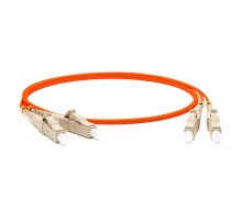 Hyperline FC-D2-50-LC/PR-LC/PR-H-10M-LSZH-OR Патч-корд волоконно-оптический (шнур) MM 50/125, LC-LC, 2.0 мм, duplex, LSZH, 10 м Hyperline FC-D2-50-LC/PR-LC/PR-H-10M-LSZH-OR