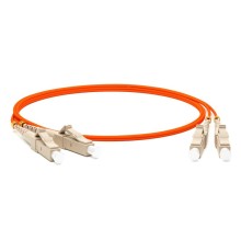Hyperline FC-D2-50-LC/PR-LC/PR-H-10M-LSZH-OR Патч-корд волоконно-оптический (шнур) MM 50/125, LC-LC, 2.0 мм, duplex, LSZH, 10 м Hyperline FC-D2-50-LC/PR-LC/PR-H-10M-LSZH-OR