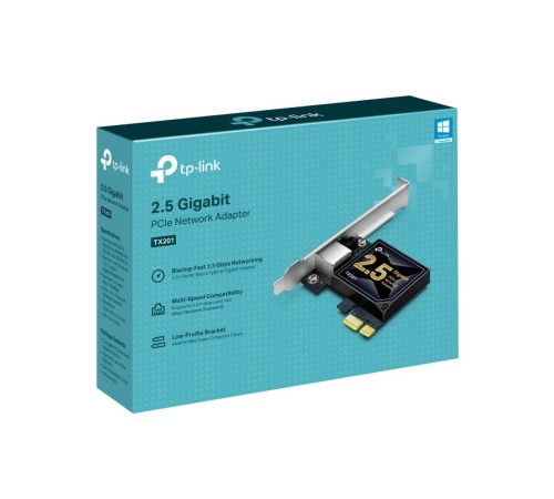 TX201 Сетевой адаптер PCI Express 2,5 Гбит/с TX201 Сетевой адаптер PCI Express 2,5 Гбит/с
