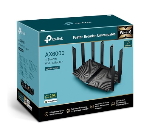Archer AX80 AX6000 Dual-Band Wi-Fi 6 Router