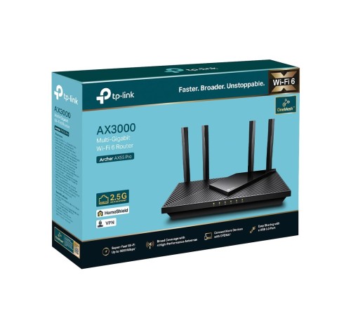 Archer AX55 Pro AX3000 Двухдиапазонный роутер Wi-Fi 6