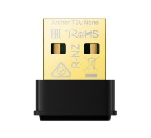 Archer T3U Nano AC1300 Двухдиапазонный компактный Wi-Fi USB-адаптер