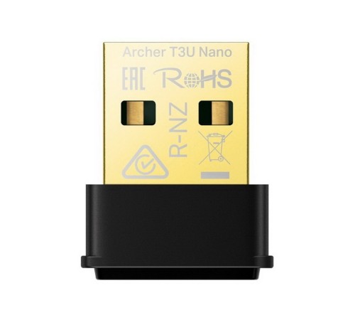 Archer T3U Nano AC1300 Двухдиапазонный компактный Wi-Fi USB-адаптер