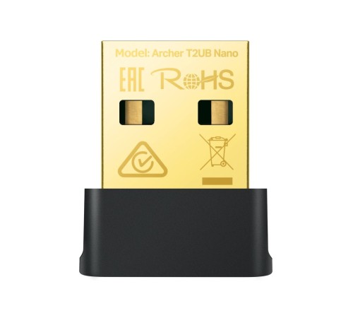 Archer T2UB Nano AC600 Ультракомпактный двухдиапазонный Wi-Fi USB-адаптер Bluetooth 4.2