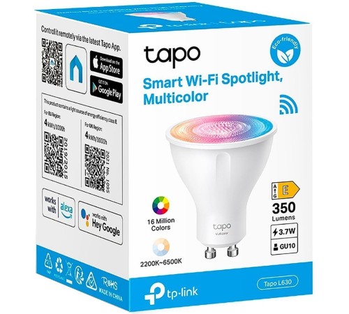 Tapo L630 Умный диммируемый Wi-Fi светильник
